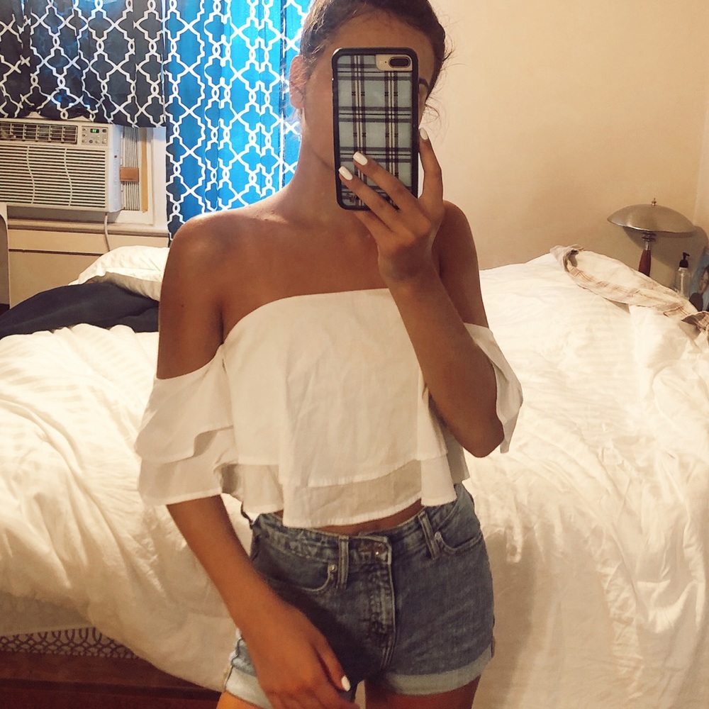 Off of the shoulder top